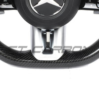 MERCEDES BENZ 2022+ AMG CARBON FIBRE / ALCANTARA CUSTOM STEERING WHEEL