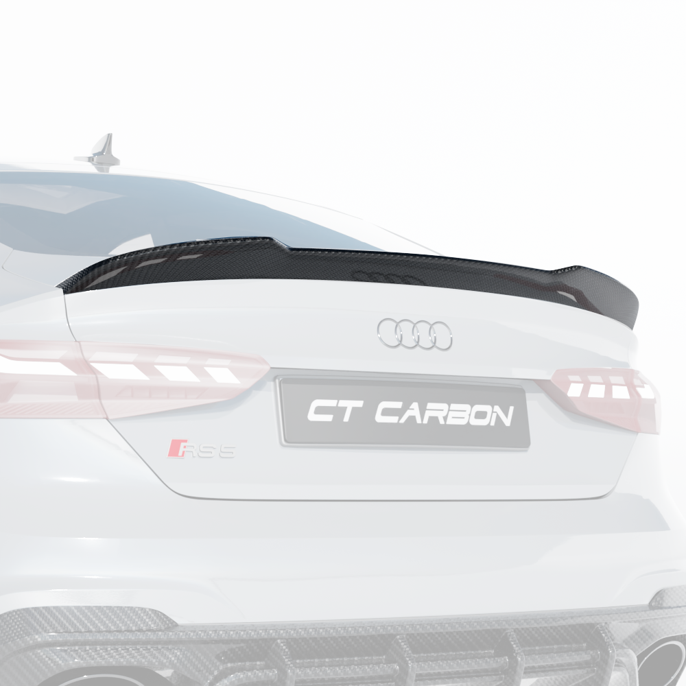 Audi A5 S5 RS5 4dr Sportback Carbon Fiber Trunk Spoiler 2019 Audi A5 S5 RS5 4dr Sportback Carbon Fiber Trunk Spoiler 2019