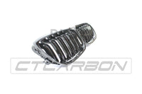 BLAK BY CT GRILLE BMW E90 3 SERIES LCI DOUBLE SLAT BLACK GRILLES - BLAK BY CT CARBON