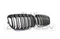 BLAK BY CT GRILLE BMW F20 1 SERIES PRE-LCI DOUBLE SLAT BLACK GRILLES - BLAK BY CT CARBON