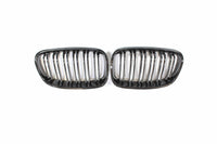 BLAK BY CT GRILLE BMW F20 1 SERIES PRE-LCI DOUBLE SLAT BLACK GRILLES - BLAK BY CT CARBON