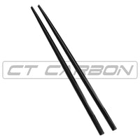 VOLKSWAGEN POLO MK6 2017-2020 GLOSS BLACK SIDE SKIRTS