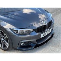 BLAK BY CT Splitter BMW 4 SERIES F32/F33/F36 GLOSS BLACK SPLITTER - MP STYLE - BLAK BY CT CARBON