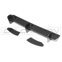 BLAK BY CT SPLITTER VOLKSWAGEN GOLF R MK7.5 2017-2020 GLOSS BLACK DIFFUSER EXTENSION