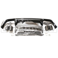 BLAK BY CT Vehicles & Parts BMW X3 G01 (17-21) GLOSS BLACK DIFFUSER WITH TIPS
