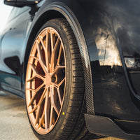 CT CARBON ARCHES TESLA MODEL Y CARBON FIBRE WHEEL ARCH TRIM