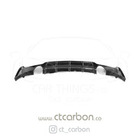 CT CARBON DIFFUSER BMW F32 & F33 4 SERIES CARBON FIBRE DIFFUSER - MP STYLE - DUAL EXHAUST