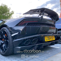 CT CARBON Diffuser LAMBORGHINI HURACAN LP610-4 CARBON FIBRE DIFFUSER