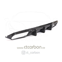 CT CARBON Diffuser MERCEDES C63/C63S W205 COUPE FORGED CARBON FIBRE DIFFUSER - BIG FIN
