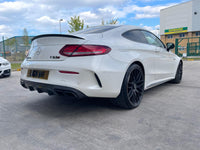CT CARBON Diffuser MERCEDES C63 W205 COUPE CARBON FIBRE DIFFUSER - OE STYLE