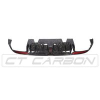 CT CARBON Diffuser MERCEDES C63 W205 SALOON/ESTATE FORGED CARBON FIBRE DIFFUSER - B STYLE