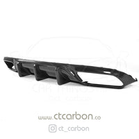 CT CARBON Diffuser MERCEDES W205 C63 & C63 COUPE 2DR CARBON DIFFUSER - OEM+ CT STYLE