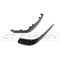 CT CARBON External Styling MERCEDES C63/C63S W205 COUPE & SALOON FORGED CARBON FIBRE CANARDS