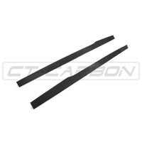 CT CARBON SIDE SKIRTS ALFA ROMEO GIULIA 2016+ CARBON FIBRE SIDE SKIRTS - MT STYLE