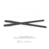 CT CARBON Side Skirts MERCEDES C63/C63S W205 COUPE & SALOON FORGED CARBON FIBRE SIDE SKIRTS - D STYLE
