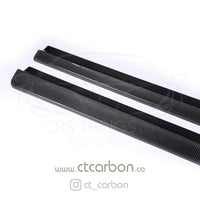 CT CARBON Side Skirts MERCEDES W204 C63 CARBON FIBRE SIDE SKIRTS