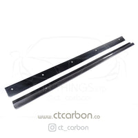 CT CARBON Side Skirts MERCEDES W204 C63 CARBON FIBRE SIDE SKIRTS