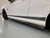 CT CARBON Side Skirts MERCEDES W204 C63 CARBON FIBRE SIDE SKIRTS