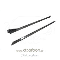 CT CARBON Side Skirts TOYOTA SUPRA A90 CARBON FIBRE SIDE SKIRTS - CT CARBON
