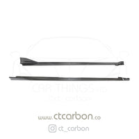 CT CARBON Side Skirts TOYOTA SUPRA A90 CARBON FIBRE SIDE SKIRTS - CT CARBON