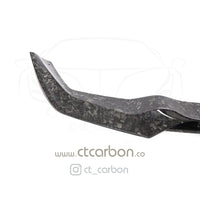 CT CARBON Splitter BMW M2 F87 N55(OG) FORGED CARBON FIBRE SPLITTER - V-STYLE