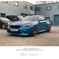 CT CARBON Splitter BMW M2C F87 CARBON FIBRE SPLITTER - CS STYLE