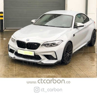 CT CARBON Splitter BMW M2C F87 CARBON FIBRE SPLITTER - CS STYLE