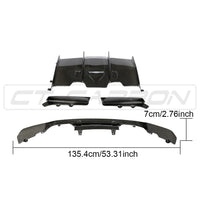CT CARBON Splitter BMW M3/M4 (F80 F82 F83) CARBON FIBRE DIFFUSER - PS STYLE