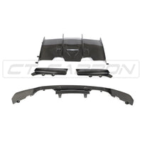 CT CARBON Splitter BMW M3/M4 (F80 F82 F83) CARBON FIBRE DIFFUSER - PS STYLE