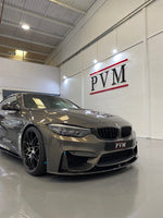 CT CARBON Splitter BMW M3/M4 (F80 F82 F83) CARBON FIBRE SPLITTER (3 PIECE) - MP STYLE