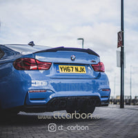 CT CARBON Splitter BMW M4 (F82) COUPE FULL CARBON FIBRE KIT - V STYLE