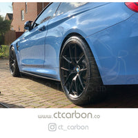 CT CARBON Splitter BMW M4 (F82) COUPE FULL CARBON FIBRE KIT - V STYLE
