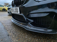 CT CARBON Splitter BMW M4 (F82) COUPE FULL CARBON FIBRE KIT - V STYLE