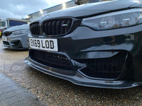 CT CARBON Splitter BMW M4 (F82) COUPE FULL CARBON FIBRE KIT - V STYLE