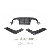 CT CARBON Splitter BMW M4 (F82) COUPE FULL FORGED CARBON FIBRE KIT - V STYLE