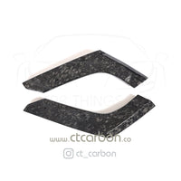 CT CARBON Splitter BMW M4 (F82) COUPE FULL FORGED CARBON FIBRE KIT - V STYLE