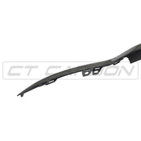 CT CARBON Splitter PORSCHE MACAN 14-17 CARBON FIBRE FULL FRONT BUMPER TRIM