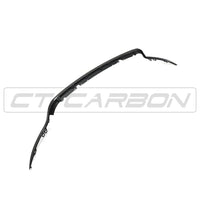 CT CARBON Splitter PORSCHE MACAN 14-17 CARBON FIBRE FULL FRONT BUMPER TRIM