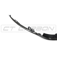 CT CARBON Splitter PORSCHE MACAN 14-17 CARBON FIBRE FULL FRONT BUMPER TRIM