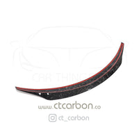 CT CARBON Spoiler MERCEDES C63/C63S W205 COUPE FORGED CARBON SPOILER - DUCKTAIL PS STYLE