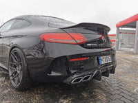 CT CARBON Spoiler MERCEDES C63/C63S W205 COUPE FORGED CARBON SPOILER - DUCKTAIL PS STYLE
