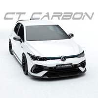 CT CARBON Spoiler VW GOLF MK8 R CARBON FIBRE SIDE SKIRTS - CT DESIGN