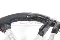 CT CARBON Steering Wheel BMW FXX CARBON FIBRE / LEATHER FLAT BOTTOM STEERING WHEEL