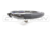 CT CARBON Steering Wheel BMW FXX CARBON FIBRE / LEATHER FLAT BOTTOM STEERING WHEEL