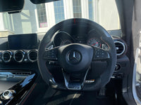 CT CARBON Steering Wheel MERCEDES AMG CARBON FIBRE / LEATHER STEERING WHEEL