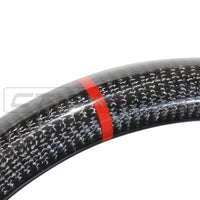 CT CARBON Steering Wheel TESLA MODEL 3 & Y CARBON FIBRE / ALCANTARA FLAT BOTTOM STEERING WHEEL