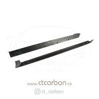 CT CARBON Vehicles & Parts TESLA MODEL 3 CARBON FIBRE SIDE SKIRTS - V STYLE