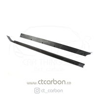 CT CARBON Vehicles & Parts TESLA MODEL 3 CARBON FIBRE SIDE SKIRTS - V STYLE