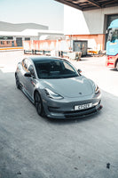 CT CARBON Vehicles & Parts TESLA MODEL 3 CARBON FIBRE SIDE SKIRTS - V STYLE