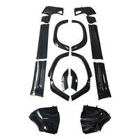 PACK DE GARNITURES DE MOULURES NOIRES BRILLANTES LAND ROVER DEFENDER L663 110